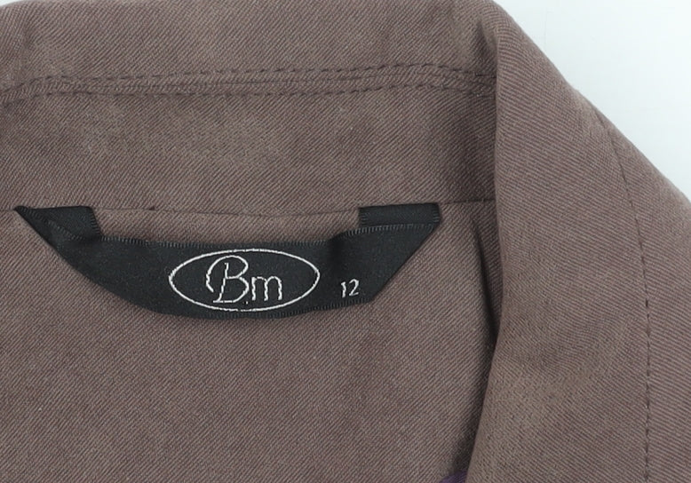 Bonmarché Women's Brown Jacket, Size 12 - Stylish Autumn Wear