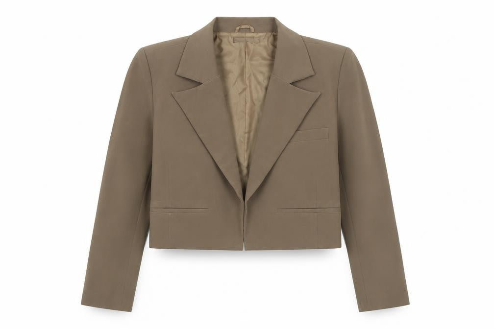 PrettyLittleThing Women's Brown Blazer, Size 16, Lined
