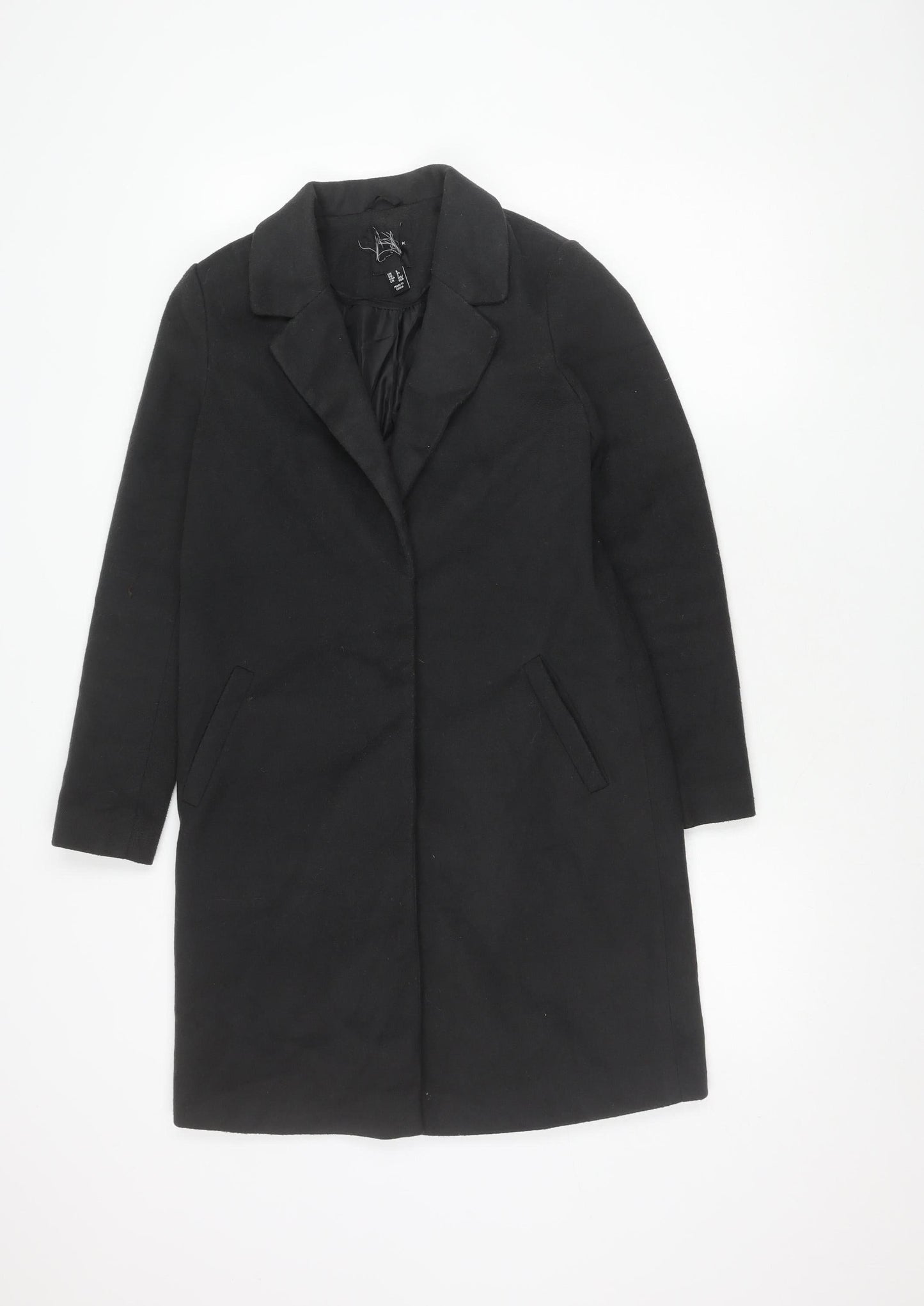 New Look Women's Black Coat Size 6