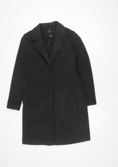 New Look Women's Black Coat Size 6