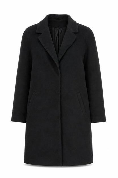 New Look Women's Black Coat Size 6