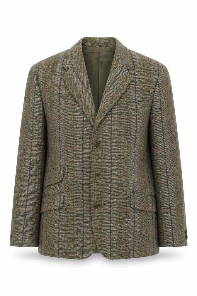 John Brocklehurst Men's Brown Tweed Blazer Size 40