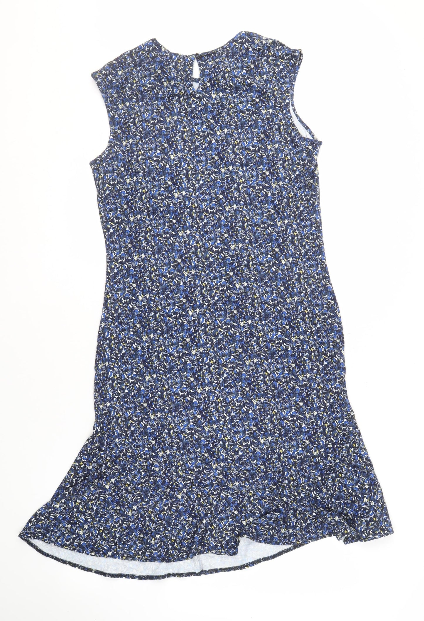 Jigsaw Women's Blue Floral Shift Dress M