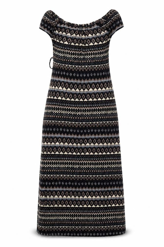 Wallis Women’s Black Geometric Dress - S