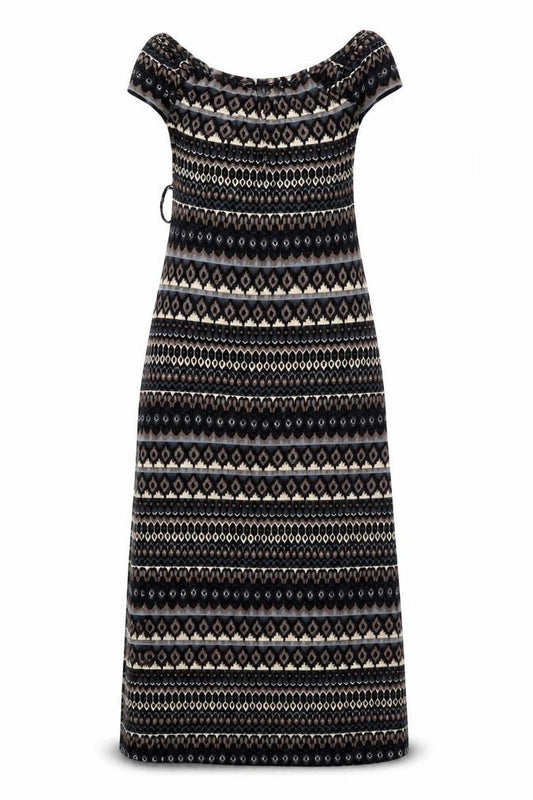 Wallis Women’s Black Geometric Dress - S