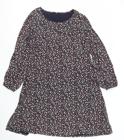 Additional front view of Roman Women Multicoloured Floral Shift Dress, size 14