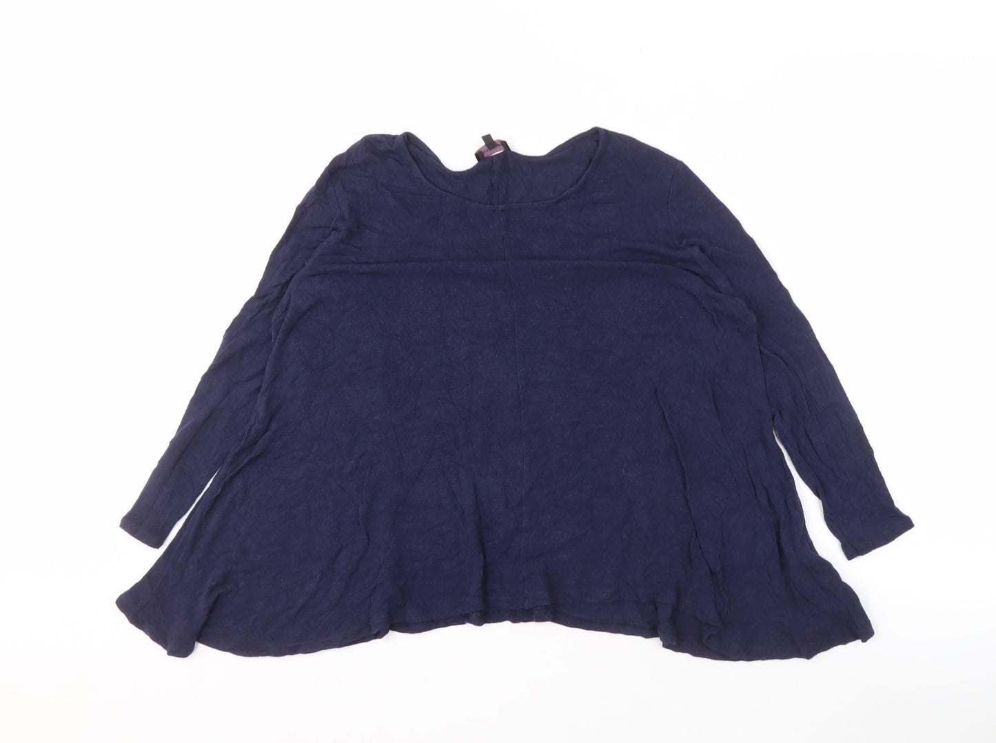 Phase Eight Women's Blue Blouse, M, Long Sleeve, Relaxed Fit