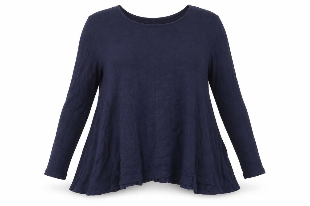 Phase Eight Women's Blue Blouse, M, Long Sleeve, Relaxed Fit