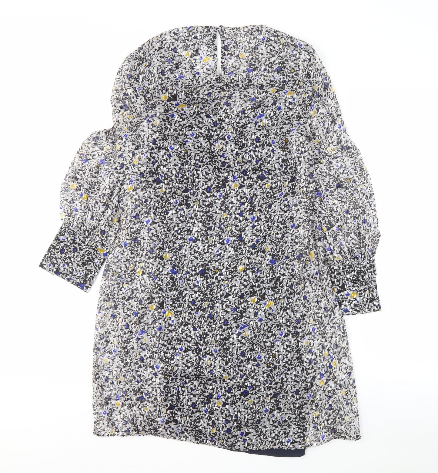 Reiss Women's Multicoloured Floral Shift Dress - Size 4