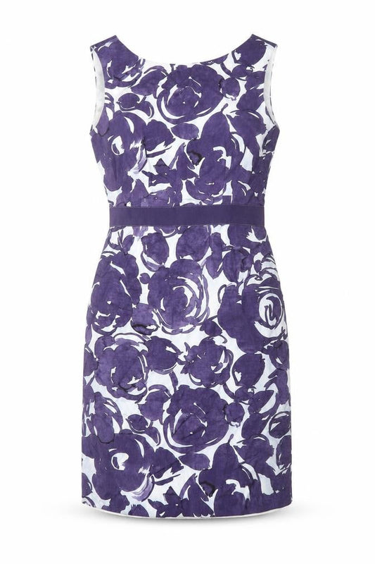 Laura Ashley Women's Purple Floral Dress, Size 10