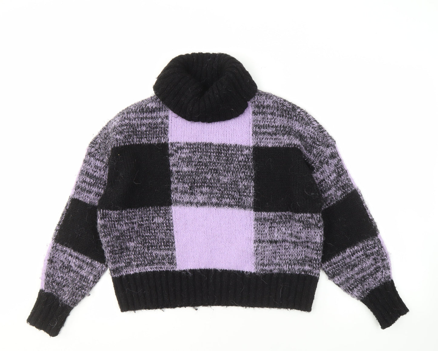 Vero Moda Women's Multicoloured XS Check Pullover Jumper