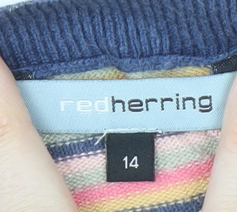 Red Herring Women's Multicoloured Cardigan Size 14