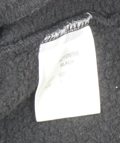 Cotton Traders Women's Black Fur Trim Jacket Size 12
