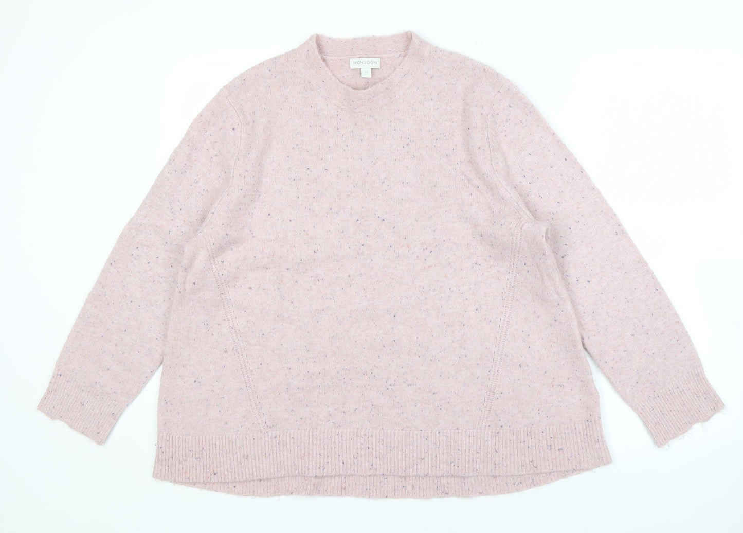 Monsoon Women's Pink Pullover Jumper M