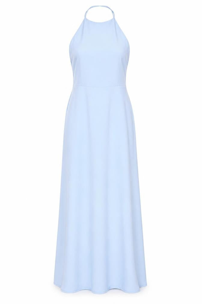 Forever 21 Women's Blue Halter Slip Dress S