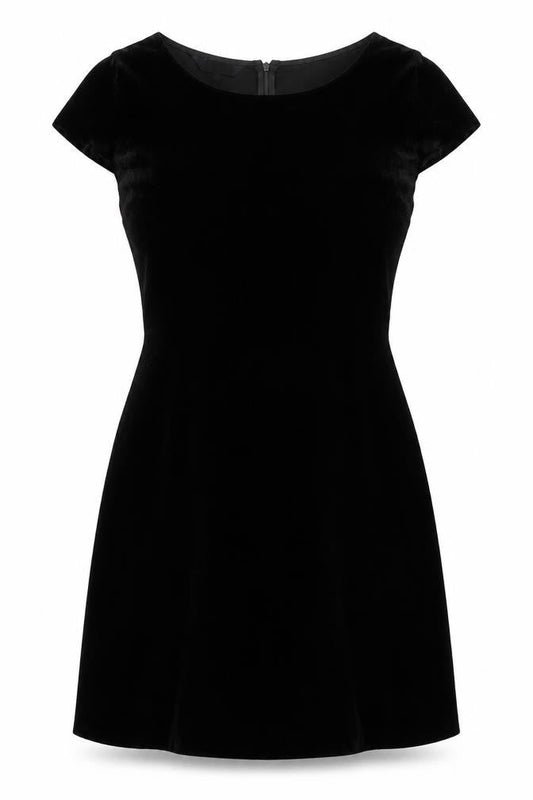 French Connection Black Dress M Women's Short Sleeve