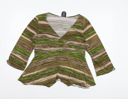 j.t.b. Women's Multicoloured Wrap Top XL