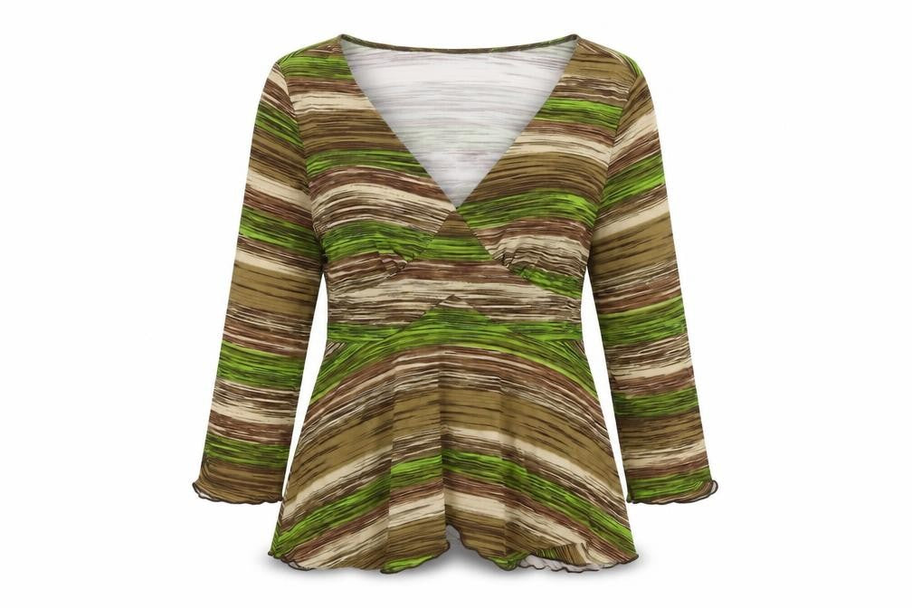 j.t.b. Women's Multicoloured Wrap Top XL