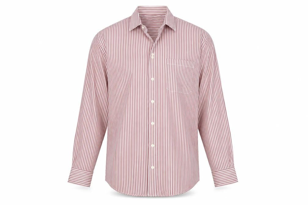 St Michael Men's Multicoloured 16 Striped Long Sleeve Shirt