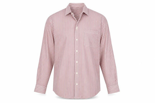 St Michael Men's Multicoloured 16 Striped Long Sleeve Shirt