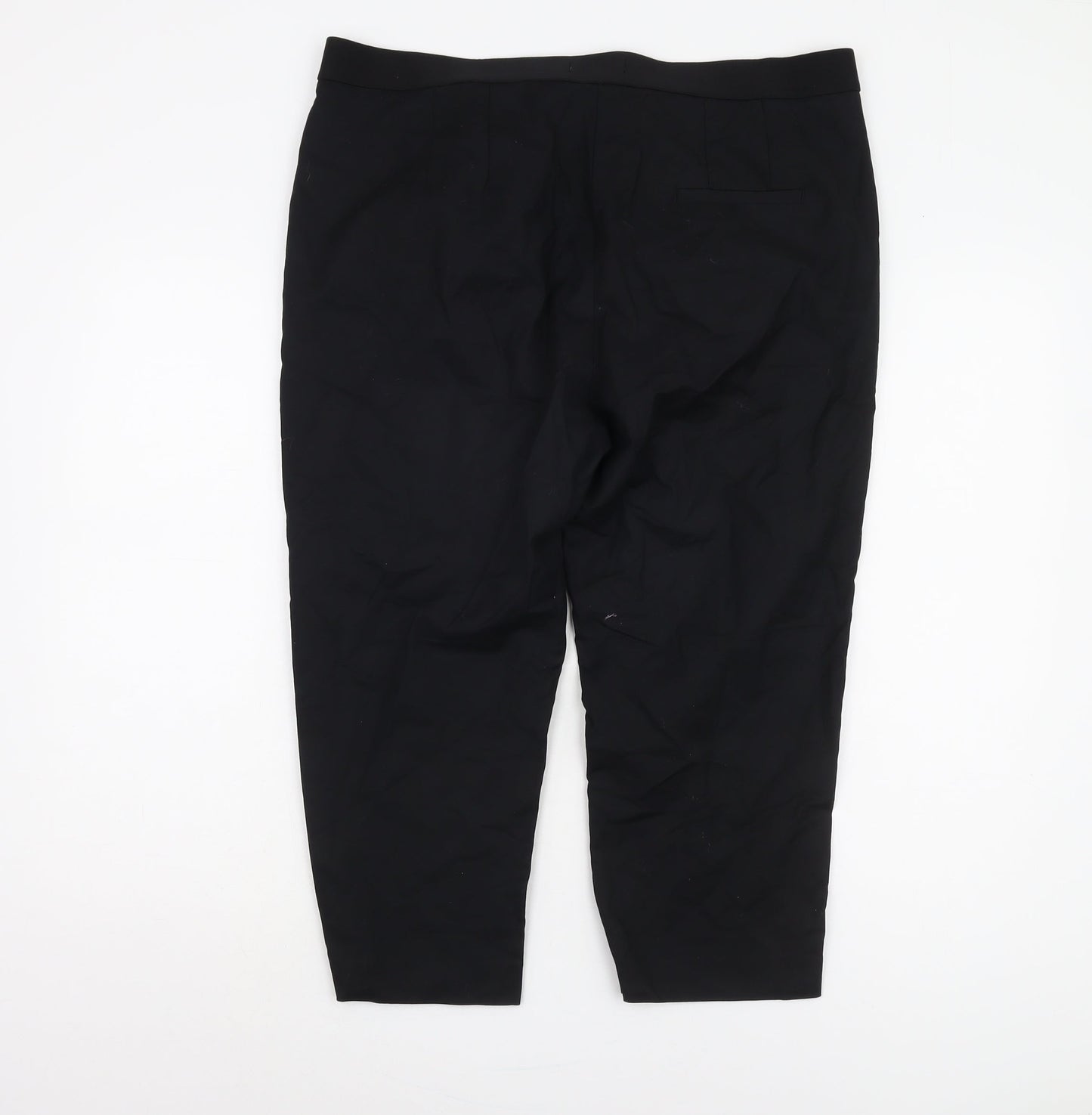 Marks and Spencer Women's Black Trousers, Size 16, Regular