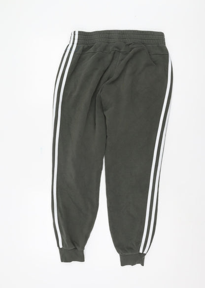 Back view of Adidas Grey Jogger Women's Trousers -, size S