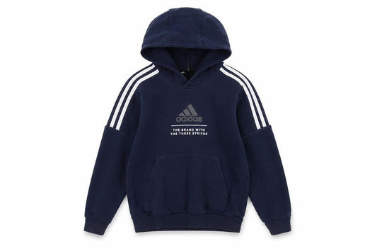 Adidas Boys Blue Pullover Hoodie 9-10 Years