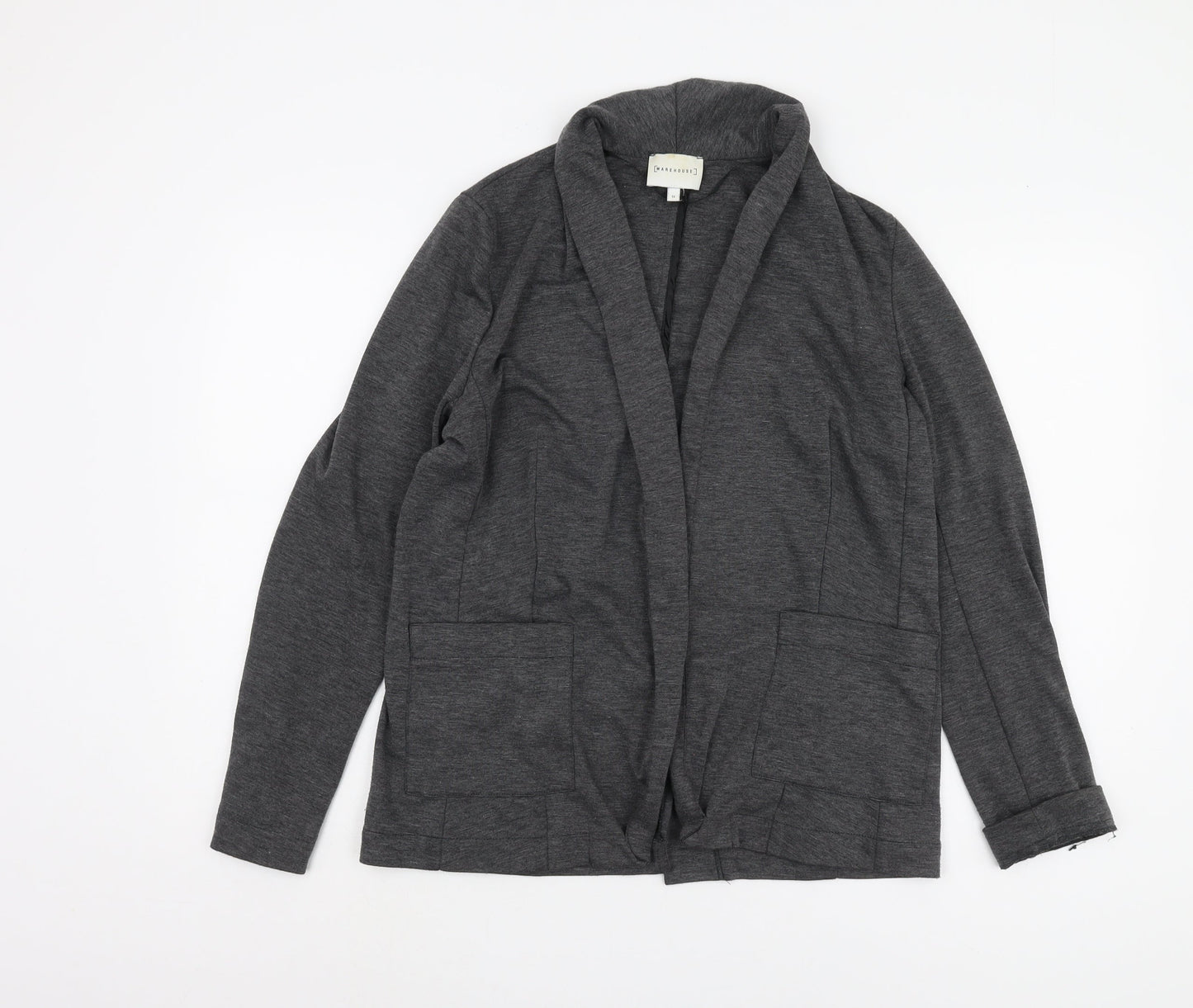 Warehouse Women's Grey Blazer, Size 12, Casual Workwear
