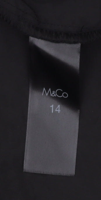M&Co Women's Black Size 14 Coat