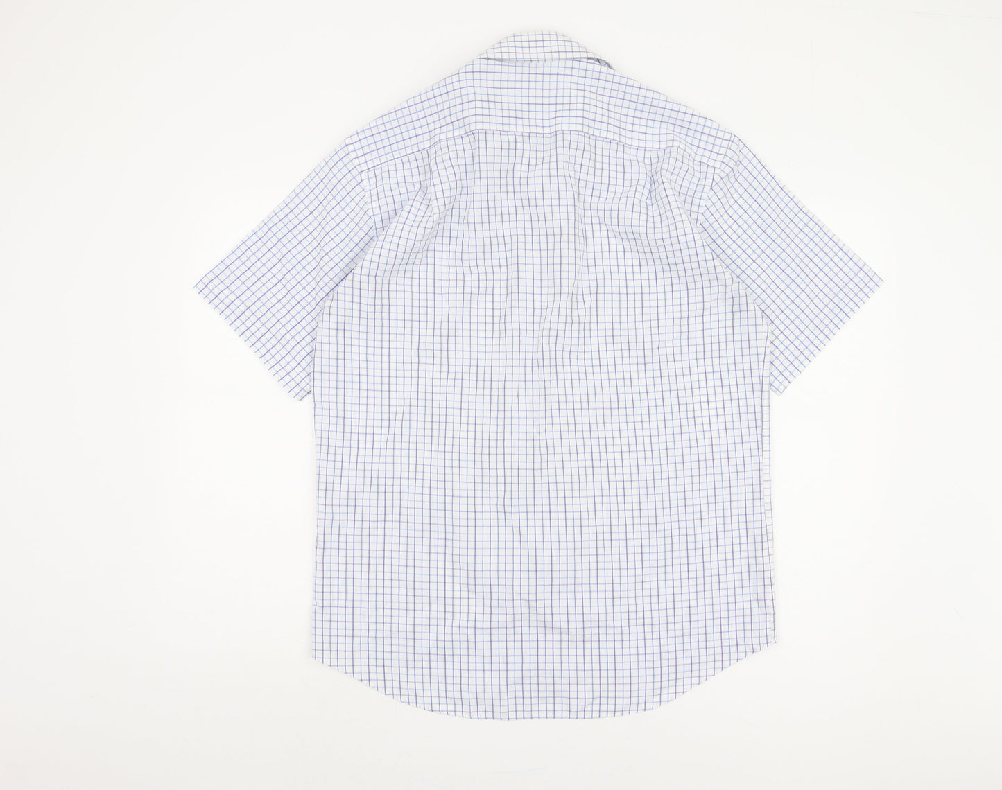Marks & Spencer Men's Multicoloured Check Shirt, Size 15.5