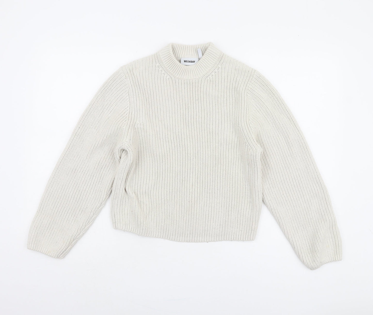 Weekday Women's White XS Pullover Jumper