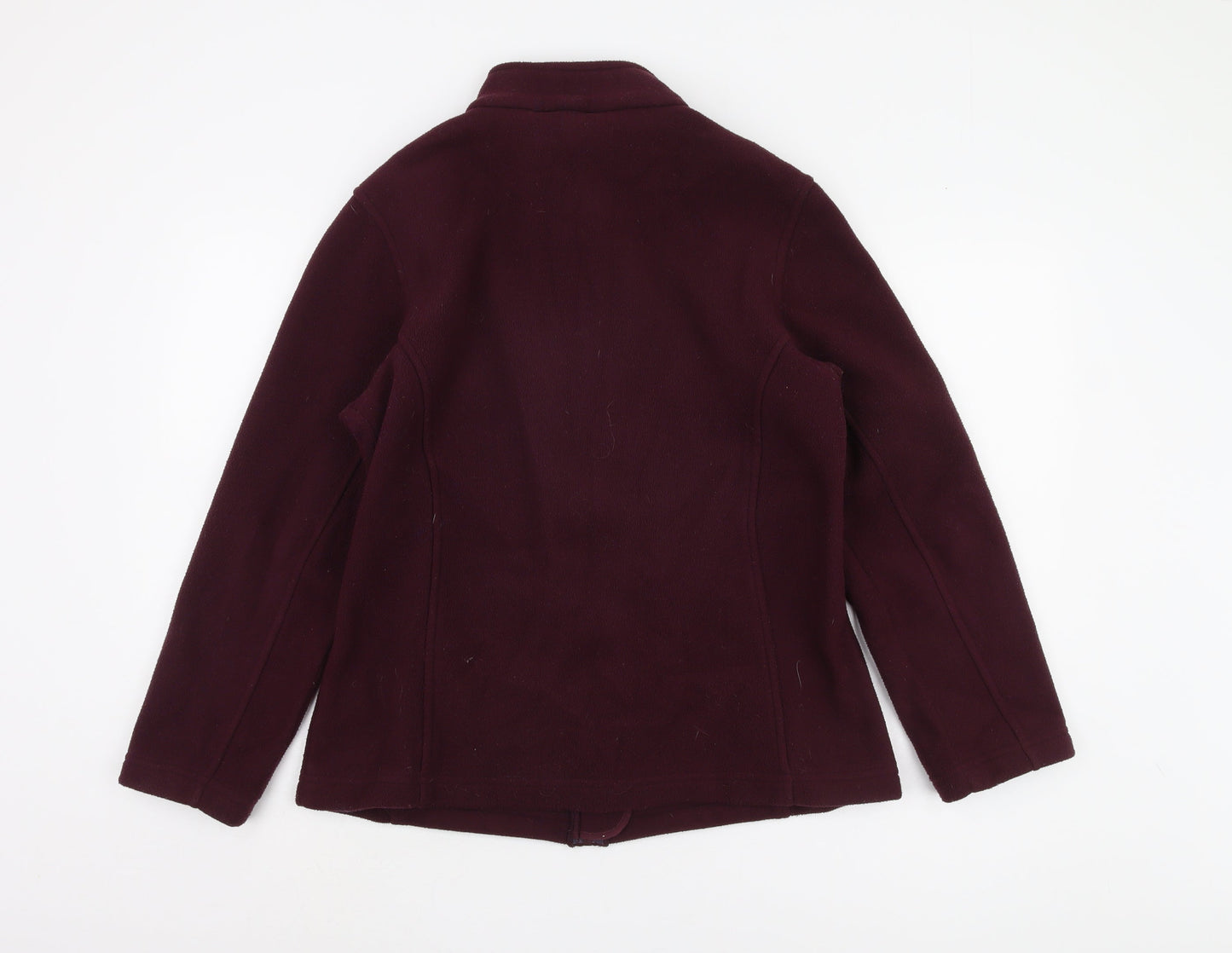 Marks & Spencer Women's Purple Fleece Jacket Size 12