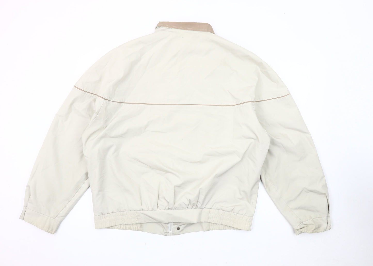TIKLAS Men's Beige Relaxed Fit Vintage Jacket