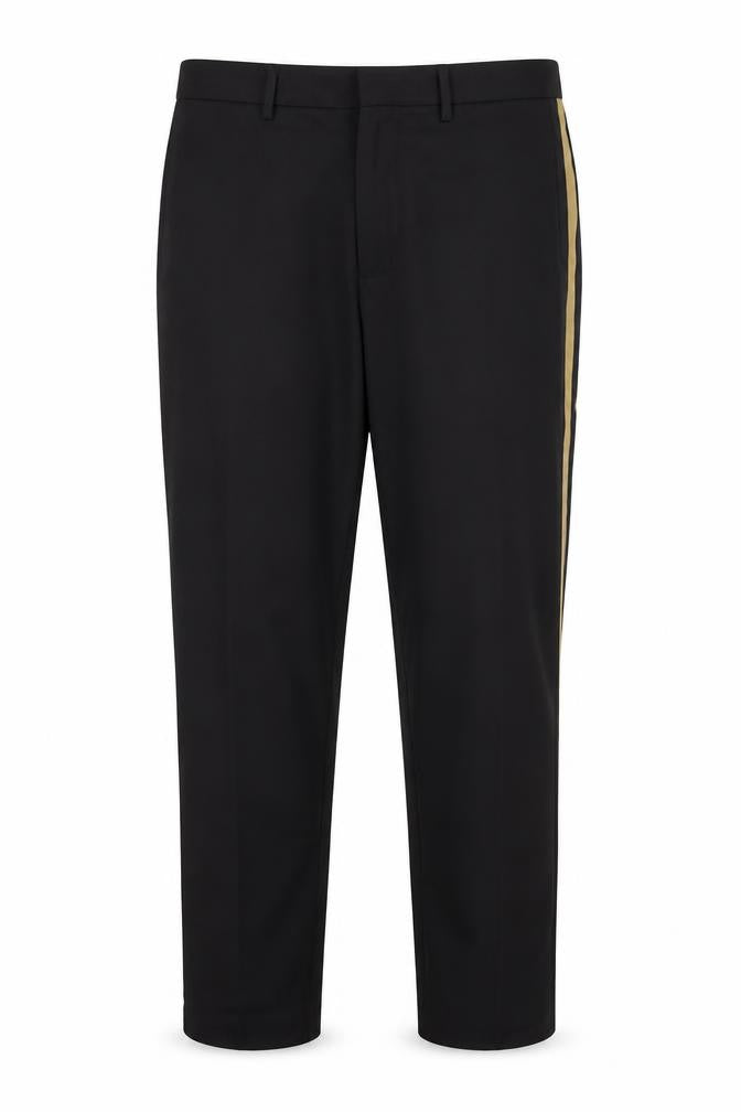 H&M Men's Black Regular Fit Trousers 33R