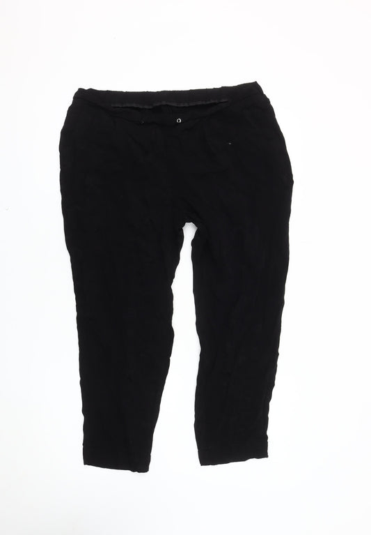 Marks and Spencer Women's Black Trousers Size 14