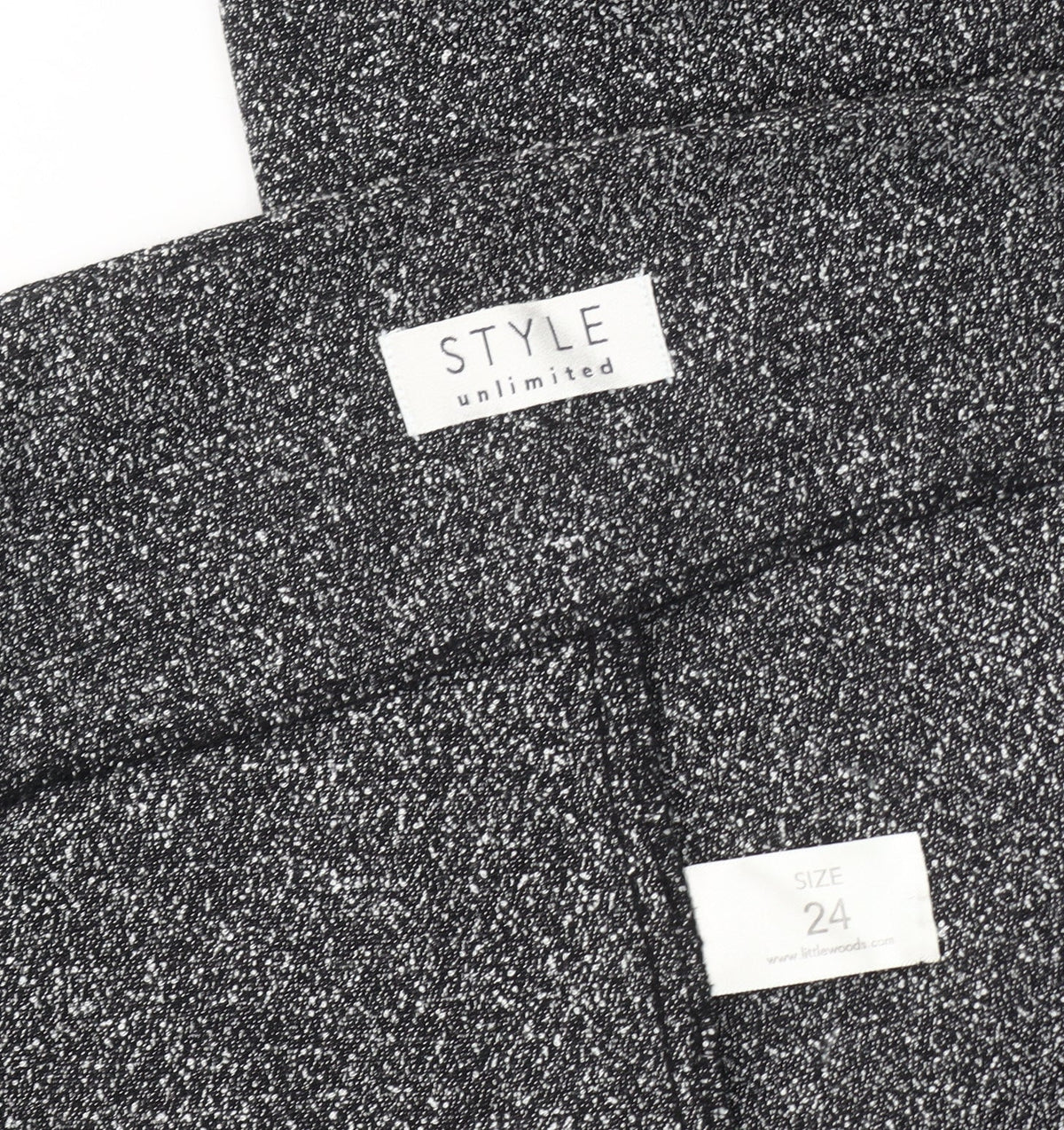 Style Unlimited Women's Black Trousers, Size 24