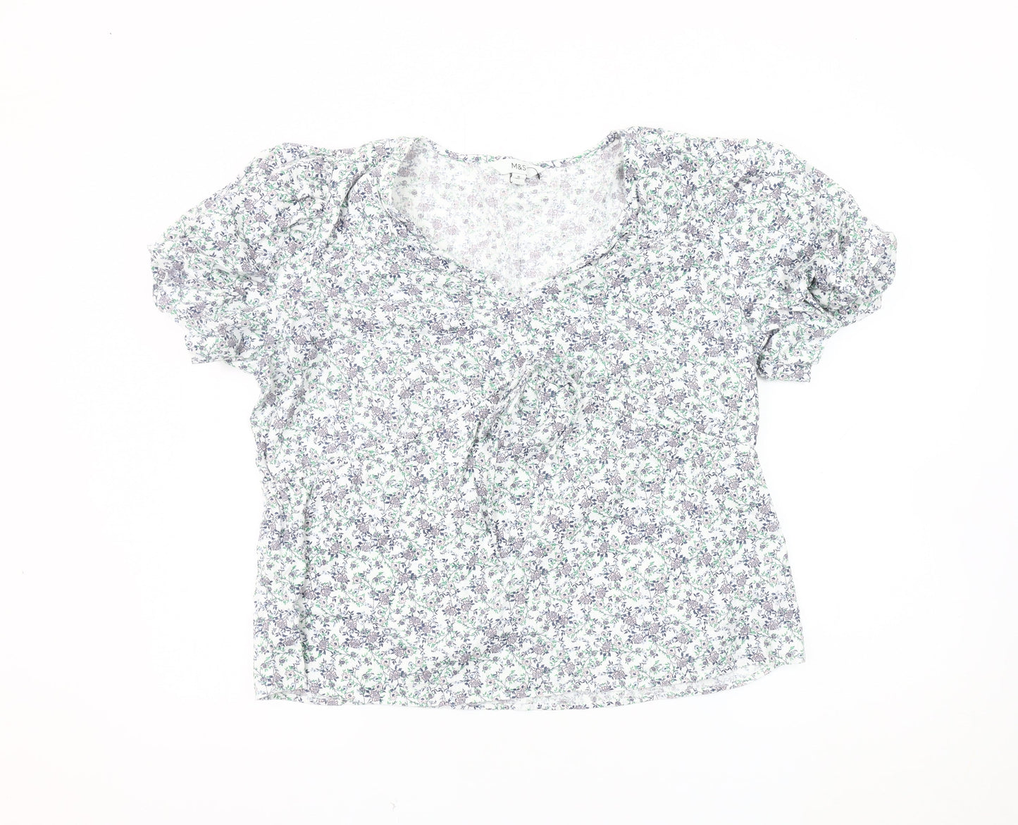 Marks & Spencer Women's Floral Blouse, Size 16
