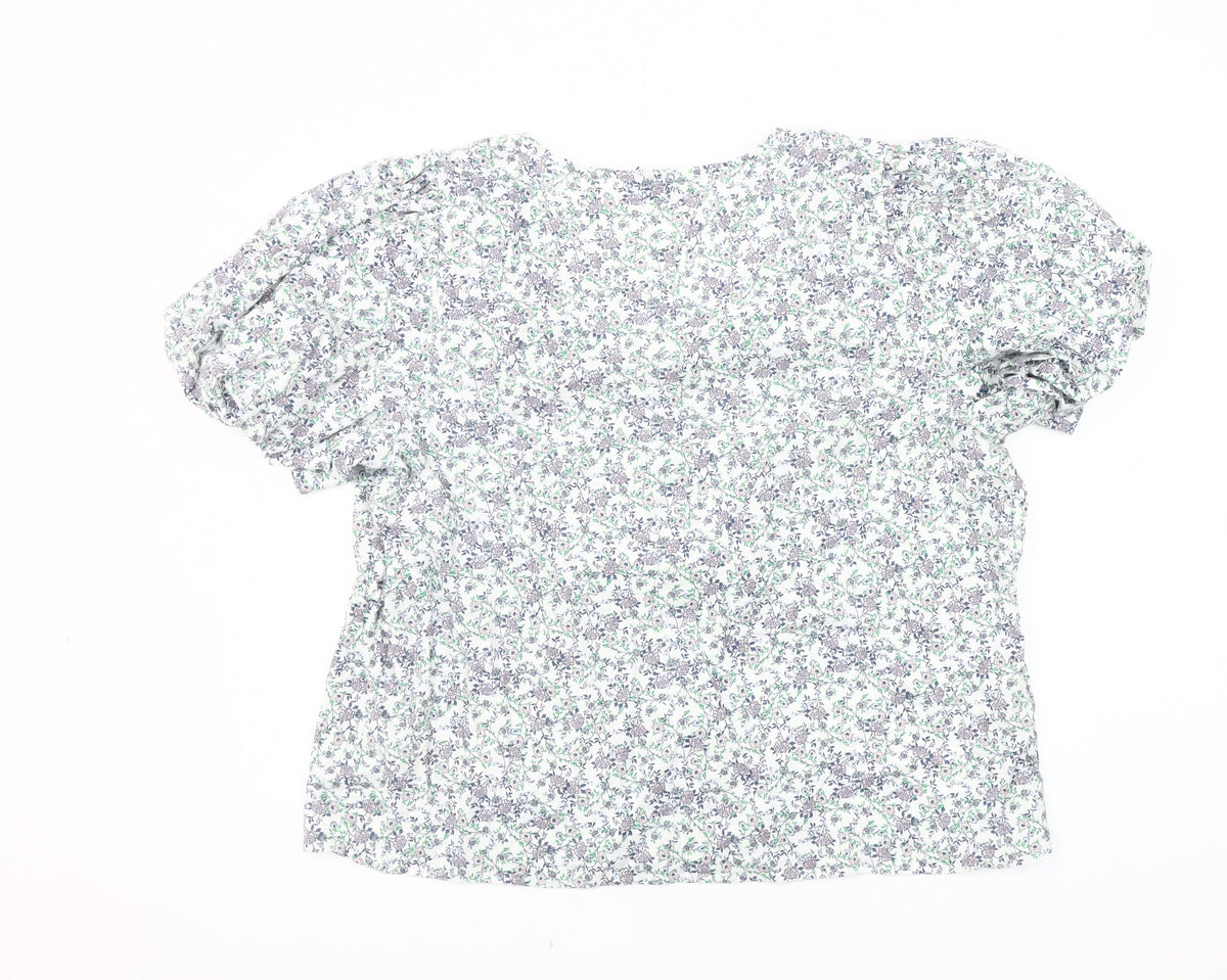 Marks & Spencer Women's Floral Blouse, Size 16