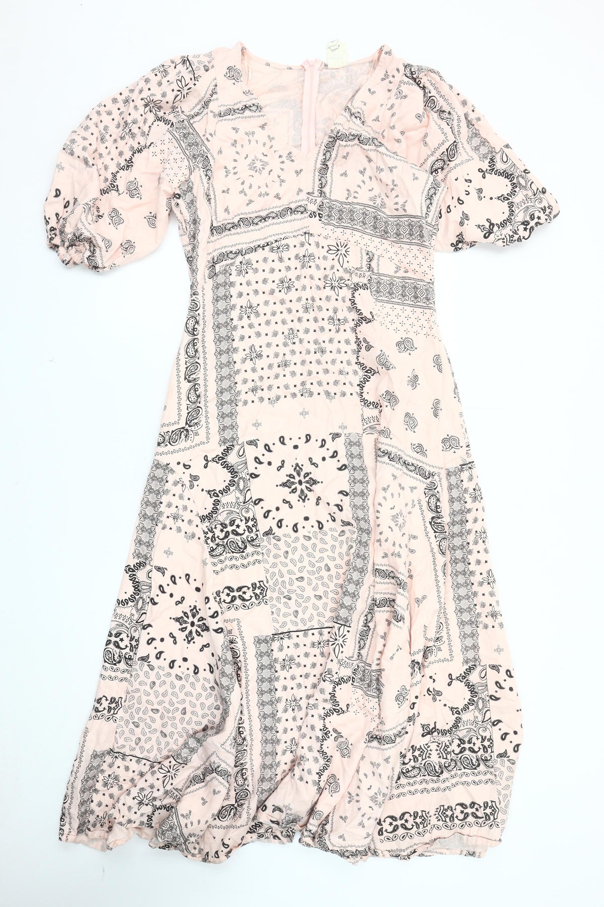 In Other Words Women's Pink Paisley Dress Size 10