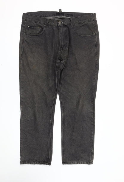 Pierre Cardin Men's Black Jeans 38S Regular Fit