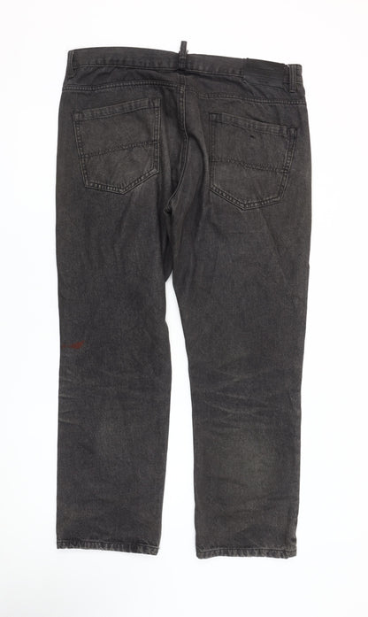 Pierre Cardin Men's Black Jeans 38S Regular Fit