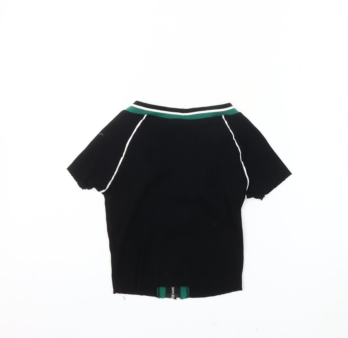 Urban Outfitters Women's Black XS V-Neck Knit Top