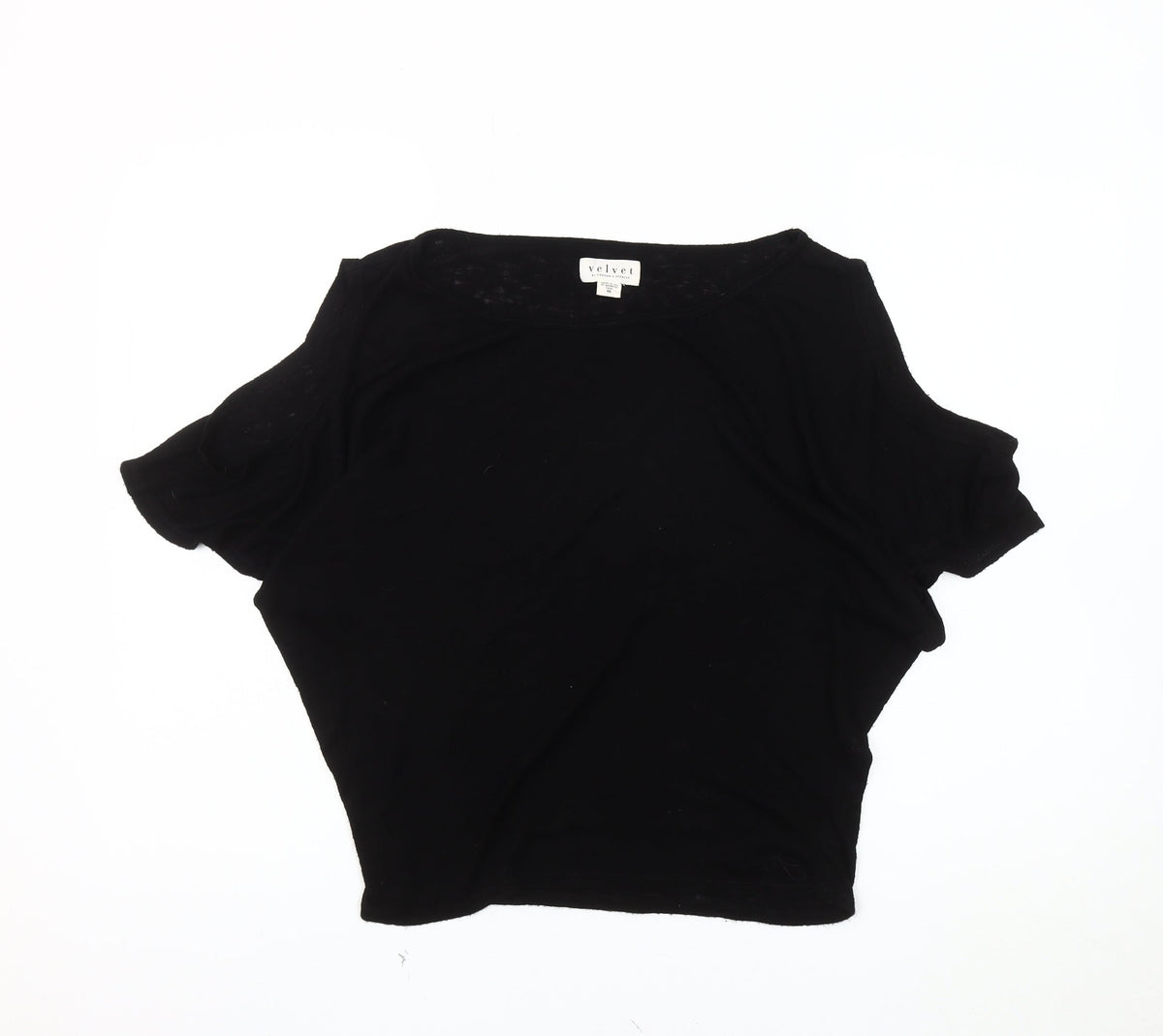 Velvet by Graham & Spencer Women's Black XS Off-the-Shoulder Top