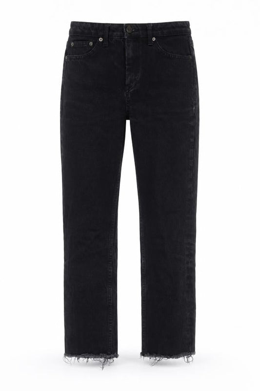Topshop Black Straight Jeans Unisex Adults Size 30