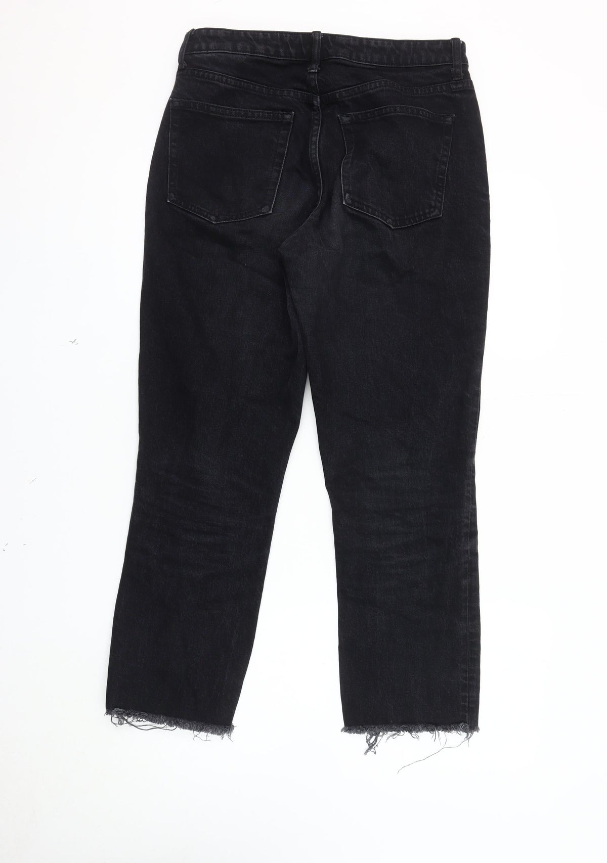 Topshop Black Straight Jeans Unisex Adults Size 30