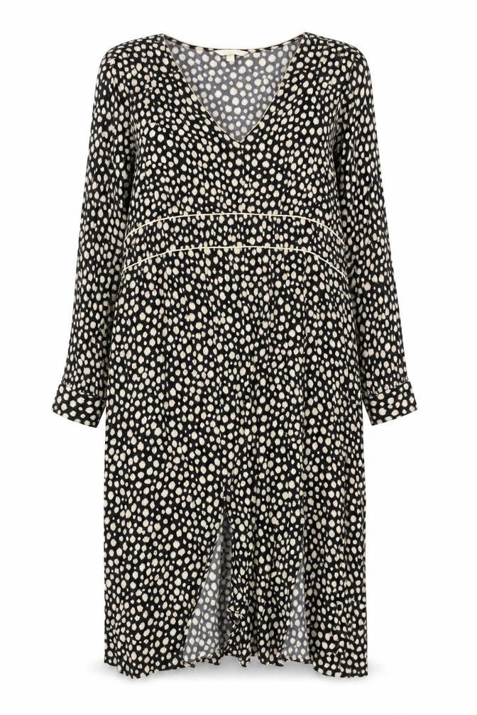 H&M Women's Black Polka Dot Maternity Dress XL