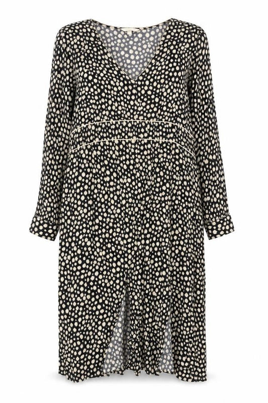 H&M Women's Black Polka Dot Maternity Dress XL
