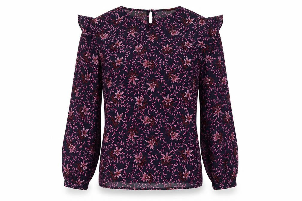 hush Floral Multicoloured Women's Blouse, Size 4