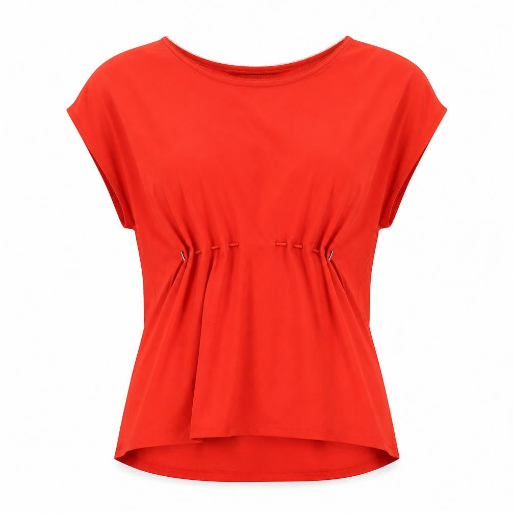 French Connection Women's Red XS Round Neck Top