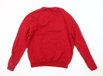 Preloved Disney Unisex Red Mickey Sweatshirt, Size 10, Pullover - Back